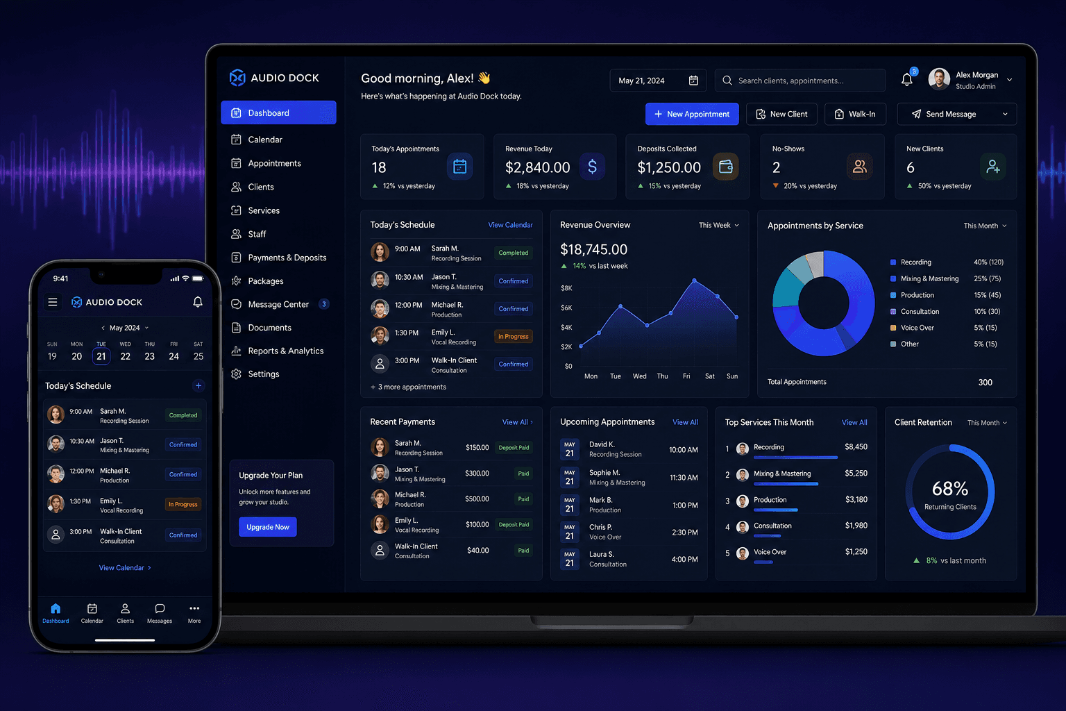 Audio Dock platform preview