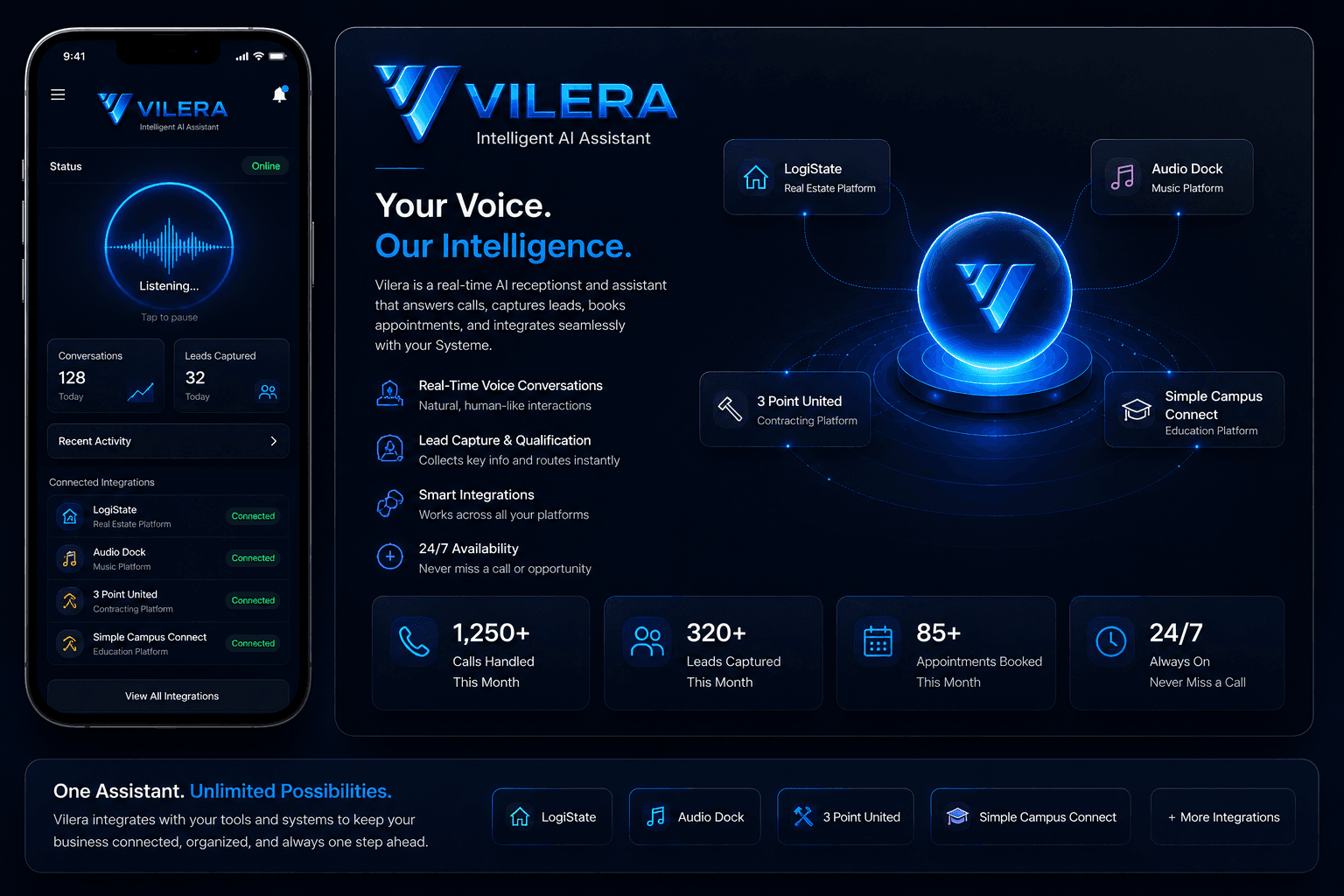 Vilera AI assistant preview